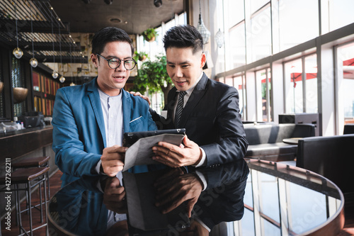 business person teamwork in...