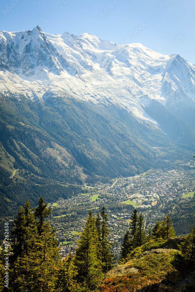 French Alps and Chamonix Valley
