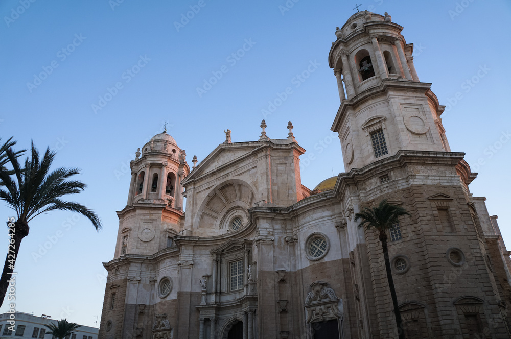 Cathedral de Santa Cruz in Cadiz, Spain