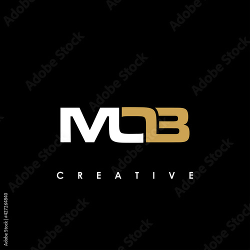 MOB Letter Initial Logo Design Template Vector Illustration