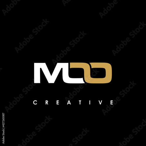 MOO Letter Initial Logo Design Template Vector Illustration