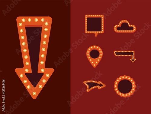 seven lights signs