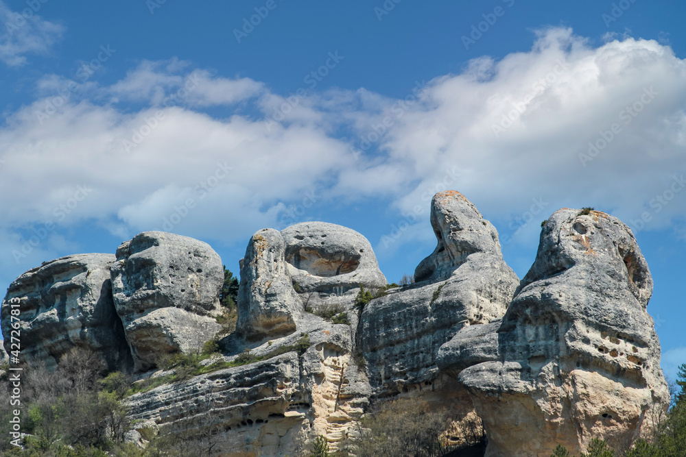 Stone Sphinxes of the Karalez Valley near the village of Zalesnoye, Crimea. Stone Sphinxes of the Karalez Valley near the village of Zalesnoye, Crimea.
