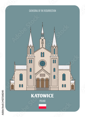 Cathedral of the Resurrection in Katowice, Poland