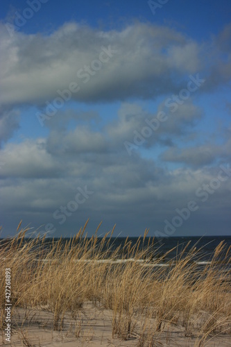 clouds over the dunes