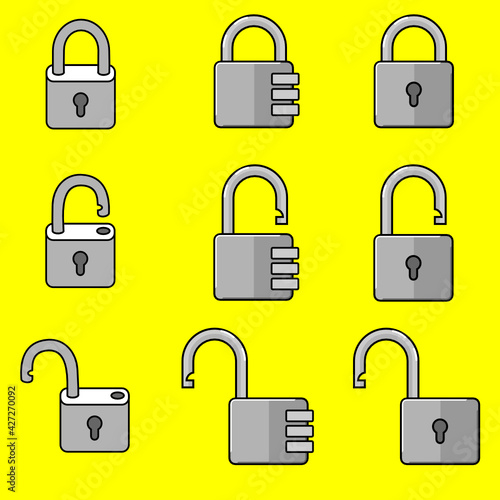 set of locks