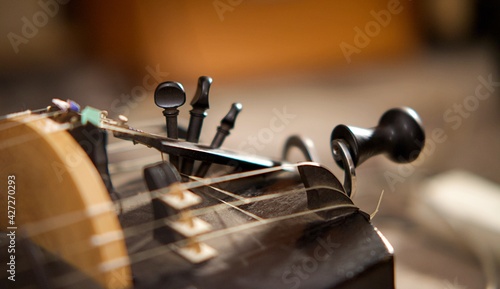 Mécaniques vielle à roue - instrument de musique photo