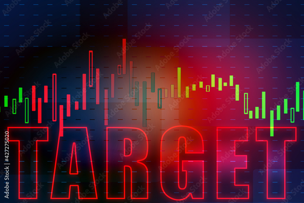 Obraz premium 2d rendering Stock market online business concept. business Graph 