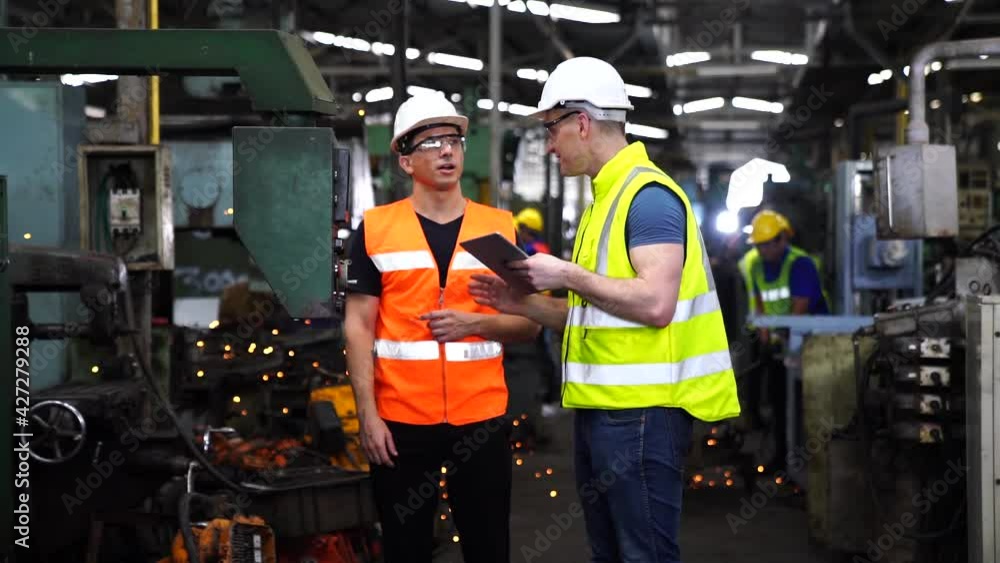 Engineers are working and repairing machines in industrial. Technician holding Measuring pliers. Scale Metal Vernier caliper measuring. Engineers are working and repairing machines in industrial. Technician holding Measuring pliers. Scale Metal Vernier caliper measuring.