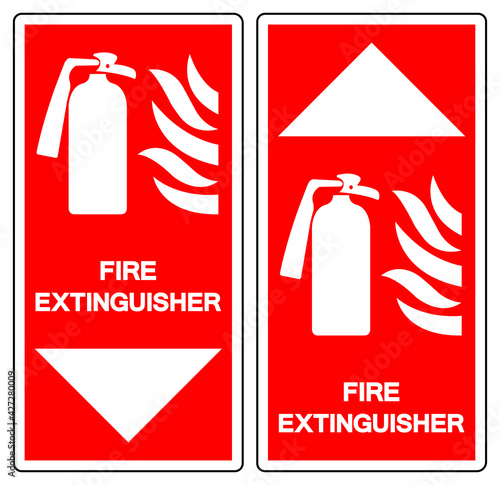 Fire Extinguisher Symbol Sign ,Vector Illustration, Isolate On White Background Label .EPS10