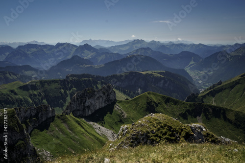 Vallée du Mont Blanc - vue scénique