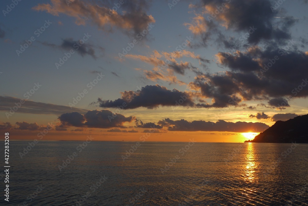 Obraz premium tramonto sul mare