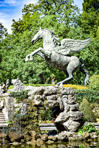 ザルツブルク、ミラベル庭園の情景