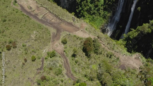 AEREA DRONE IMAGE IN CANYONS APARADOS SERRA SANTA CATARINA ITAIMBEZINHO