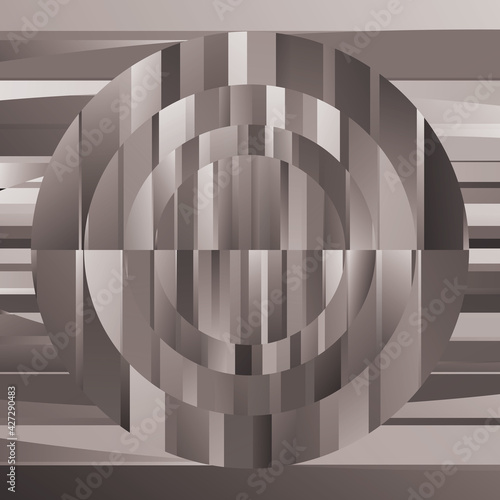 3D Quadrate Tapete - Fototapete Vector Abstract geometric background