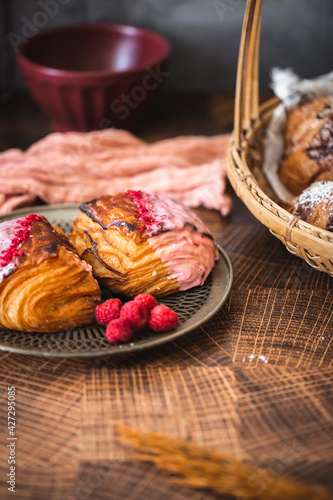 Fresh Bakery Selection of Gourmet Breakfast Pastries