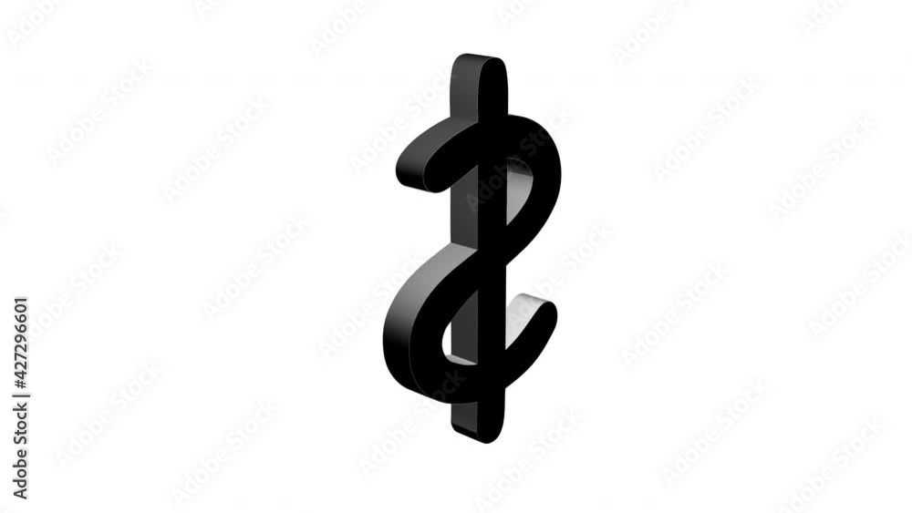 USD dollar dollar golden symbol rotation animation, seamless loop. USD dollar dollar golden symbol rotation animation, seamless loop.