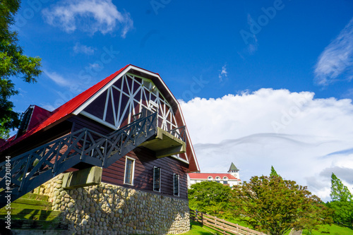 house in the mountains