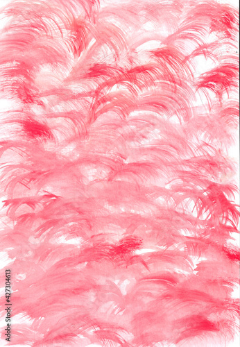 Abstract texture with red brush prints for background and other design 
