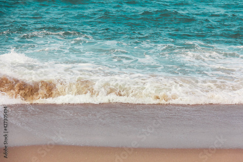 waves on the beach