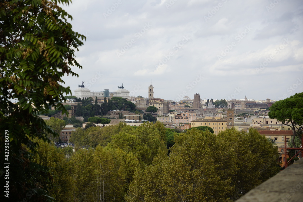 Blick über die Dächer von Rom