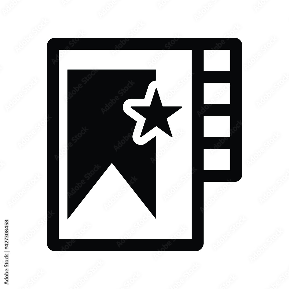 Website, Add bookmark icon. Black vector graphics. Website, Add bookmark icon. Black vector graphics.