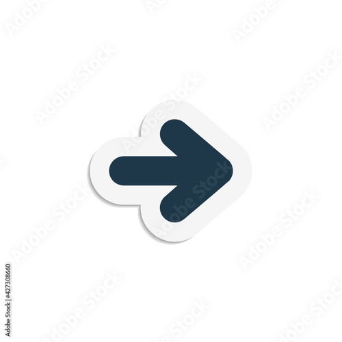 Arrow Forward - Sticker
