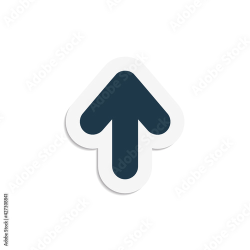 Arrow Upward - Sticker