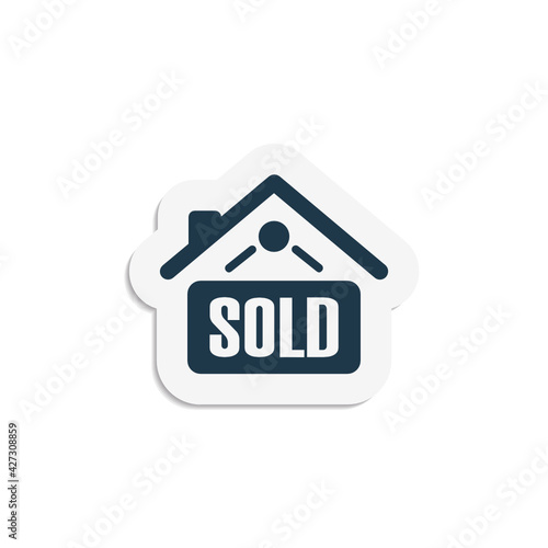Home Sold Sign - Sticker