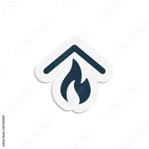Fire Insurance - Sticker