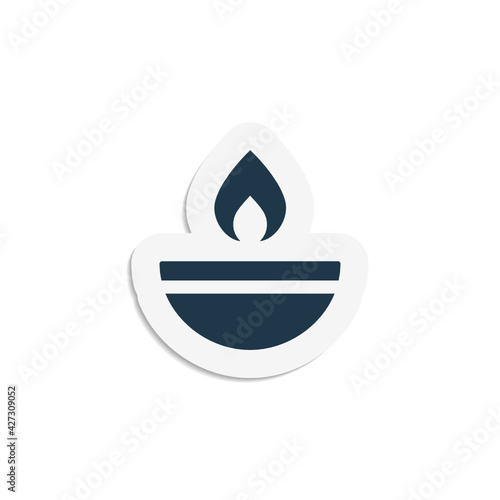 Oil Flame - Sticker