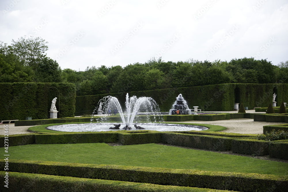 Springbrunnen am Schloss von Versailles  