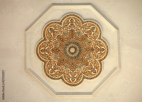 Traditional and handicraft zellige (tile) in Morocco