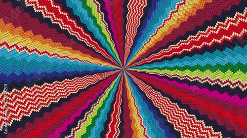 Poncho video texture, seamless loop animation