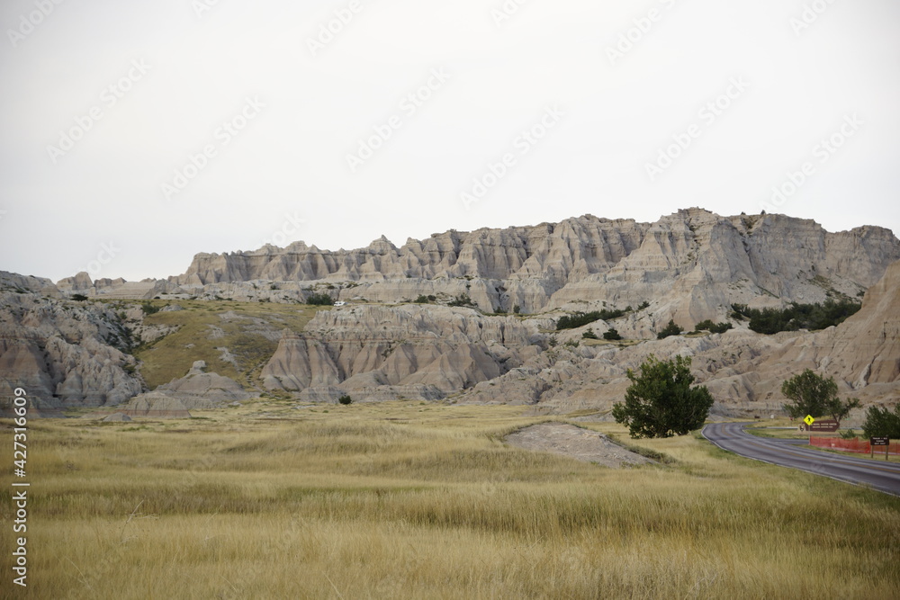 Badlands-Nationalpark in South Dakotas Badlands-Nationalpark in South Dakotas