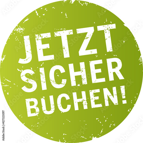 Button Jetzt sicher Buchen zerkratzt