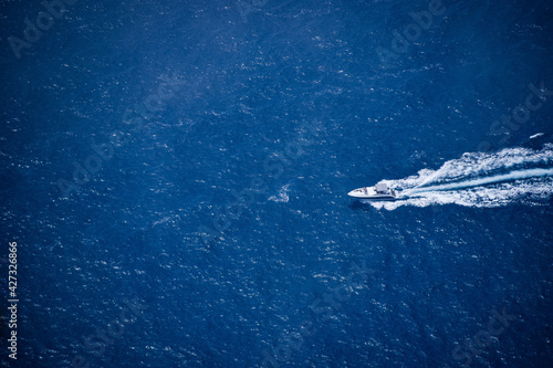 boat in the mediterranean, Italy