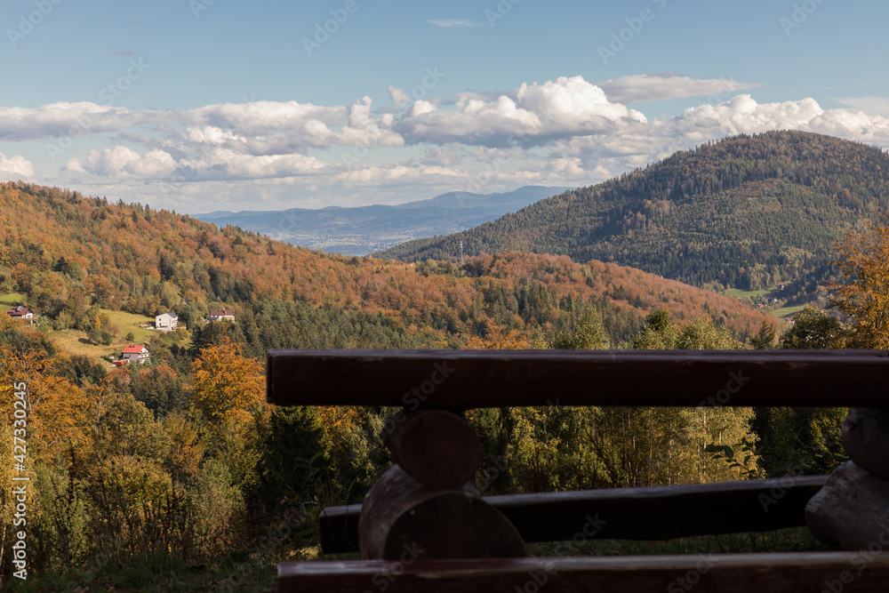 bench in the mountains bench in the mountains