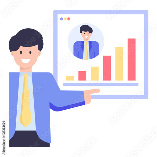 
A beautiful design vector of business presentation 

