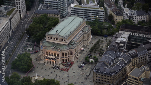 Alte Oper in Frankfurt von Oben