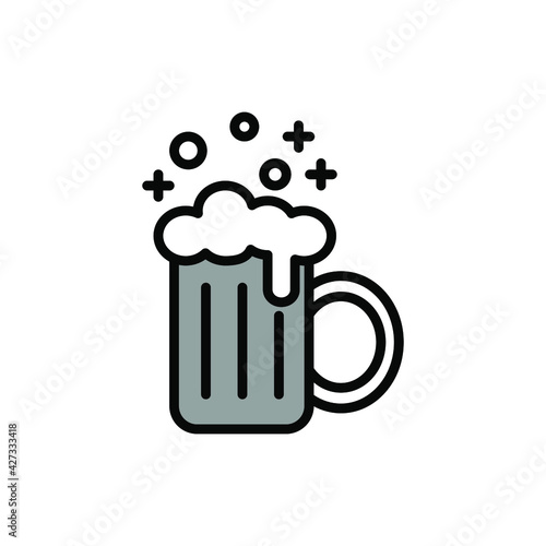 Illustration Vector graphic of  Beer icon template