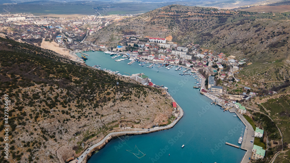 flying over the bay of balaclava