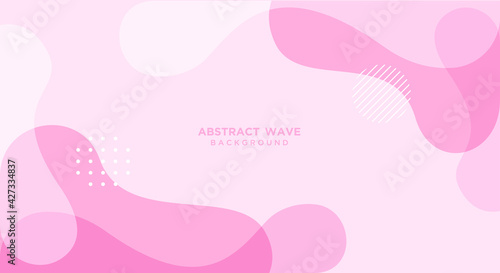 Pink bunny banner background 