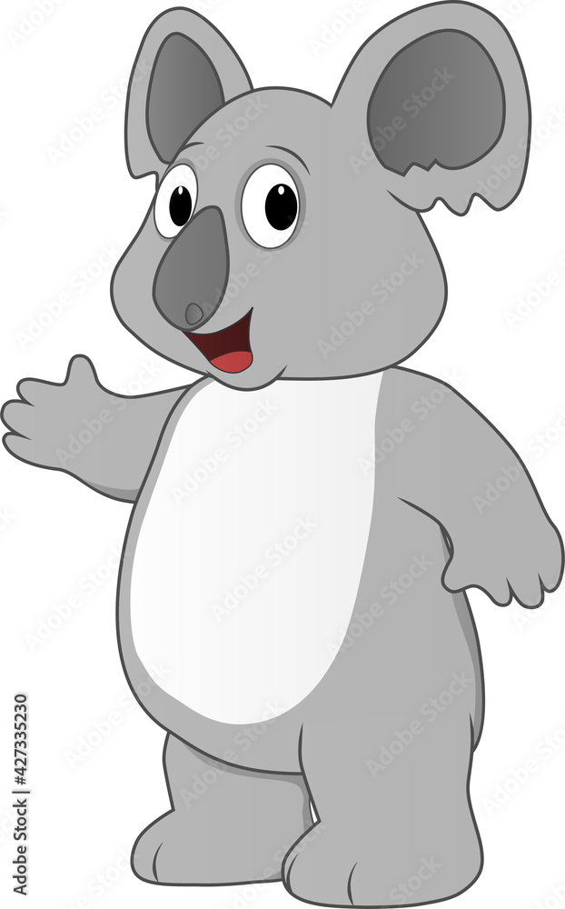 Cartoon of a koala