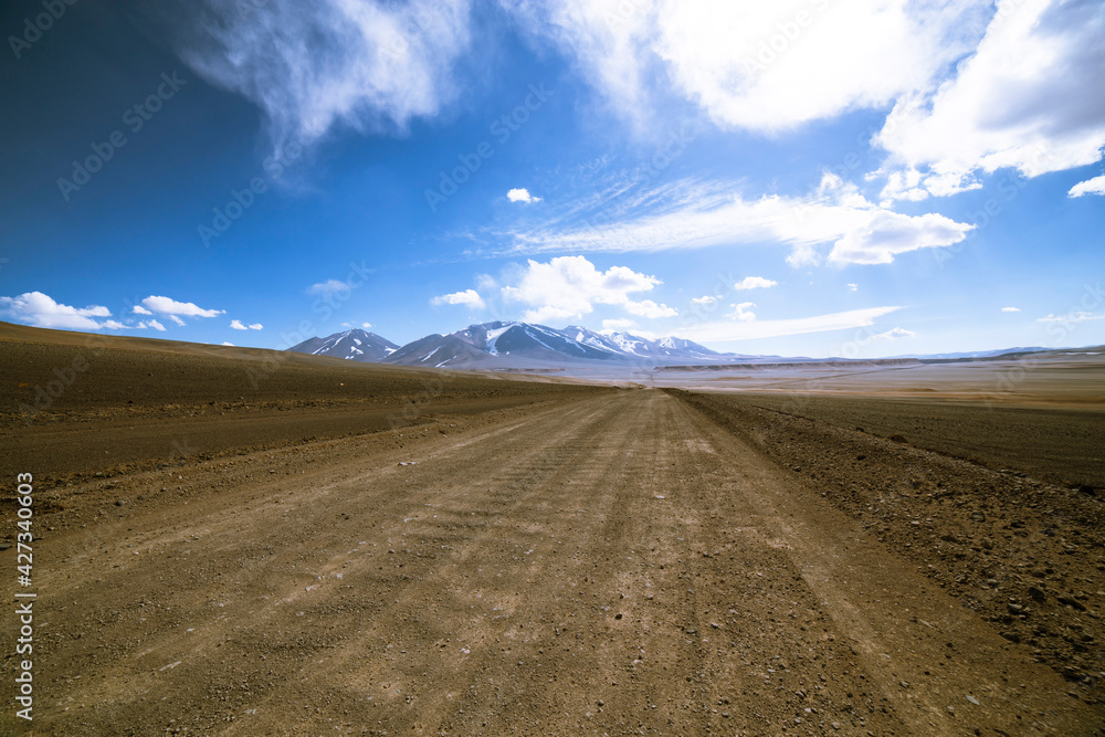 Road to the sky. Atacama Desert.