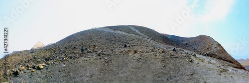 Obraz na płótnie Cratère de la Fossa de Vulcano en Sicile w salonie