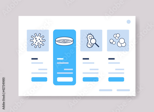 infographic template for medical presentation medicine healthcare concept online web page interface