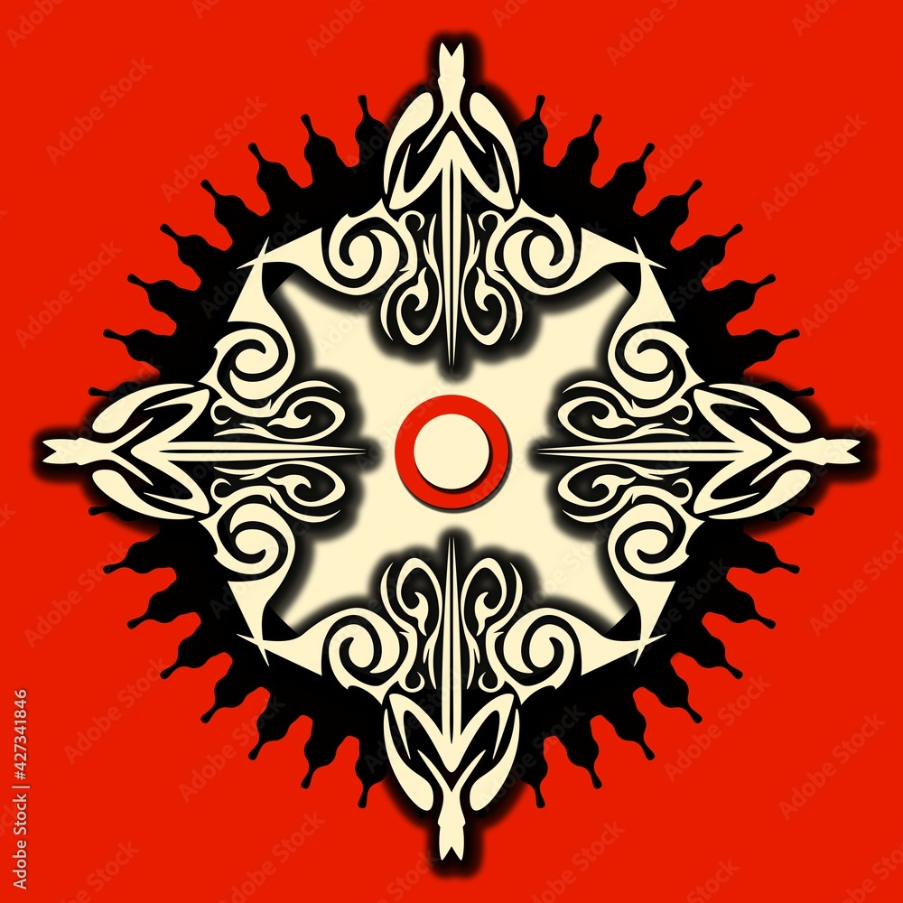 Fototapeta premium decorative pattern 4