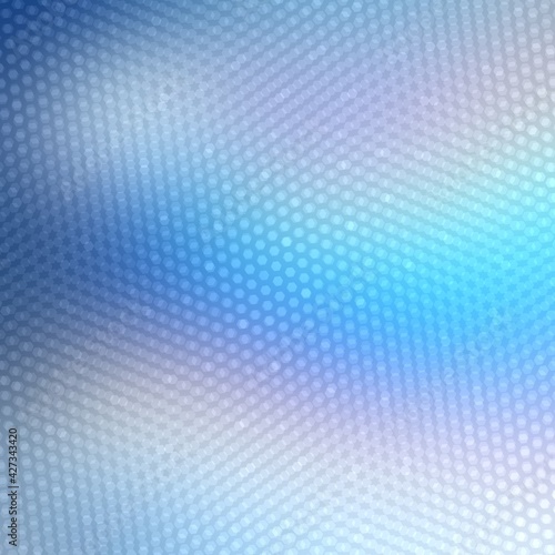 Double grid iridescent blue pink white wavy blurred background. Subtle geometric pattern.