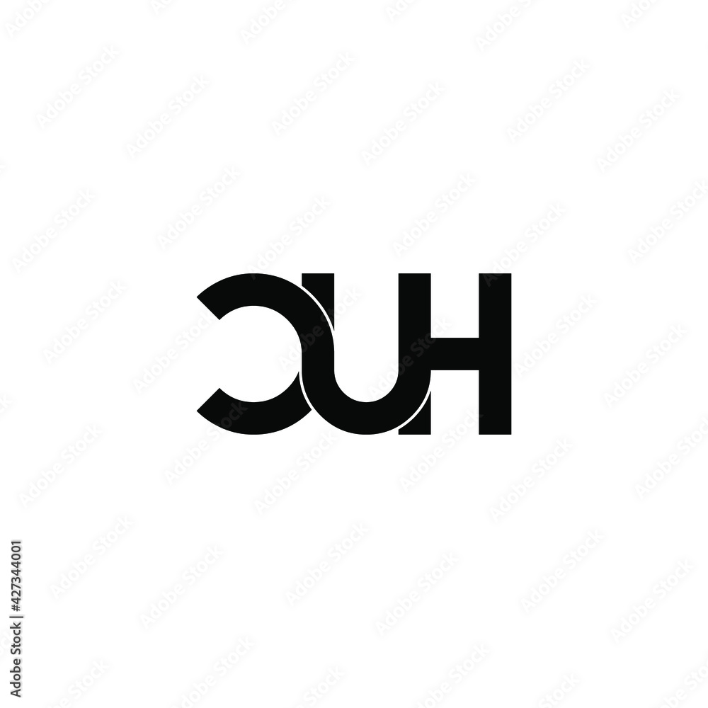 cuh letter original monogram logo design cuh letter original monogram logo design